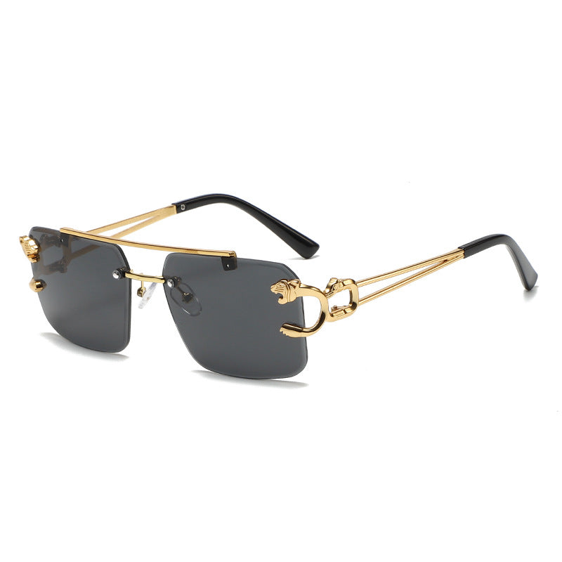 Double Beam Cut Edge Sunglasses - AESTHETIC CHANGES